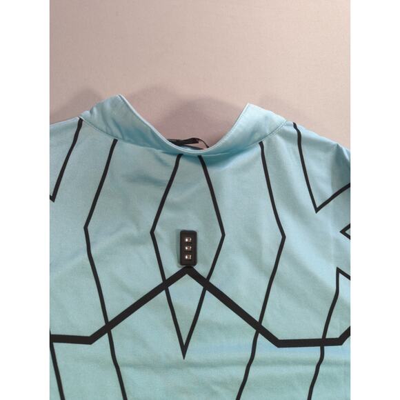 Jamie Sadock Golf Polo Shirt Womens XL Blue Purple Sleeveless Zip Up Ombre Top - Picture 9 of 11